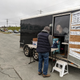 The Gary’s Fresh Seafoods truck in its usual spot, the parking lot of the Kent Building Supplies store in Halifax